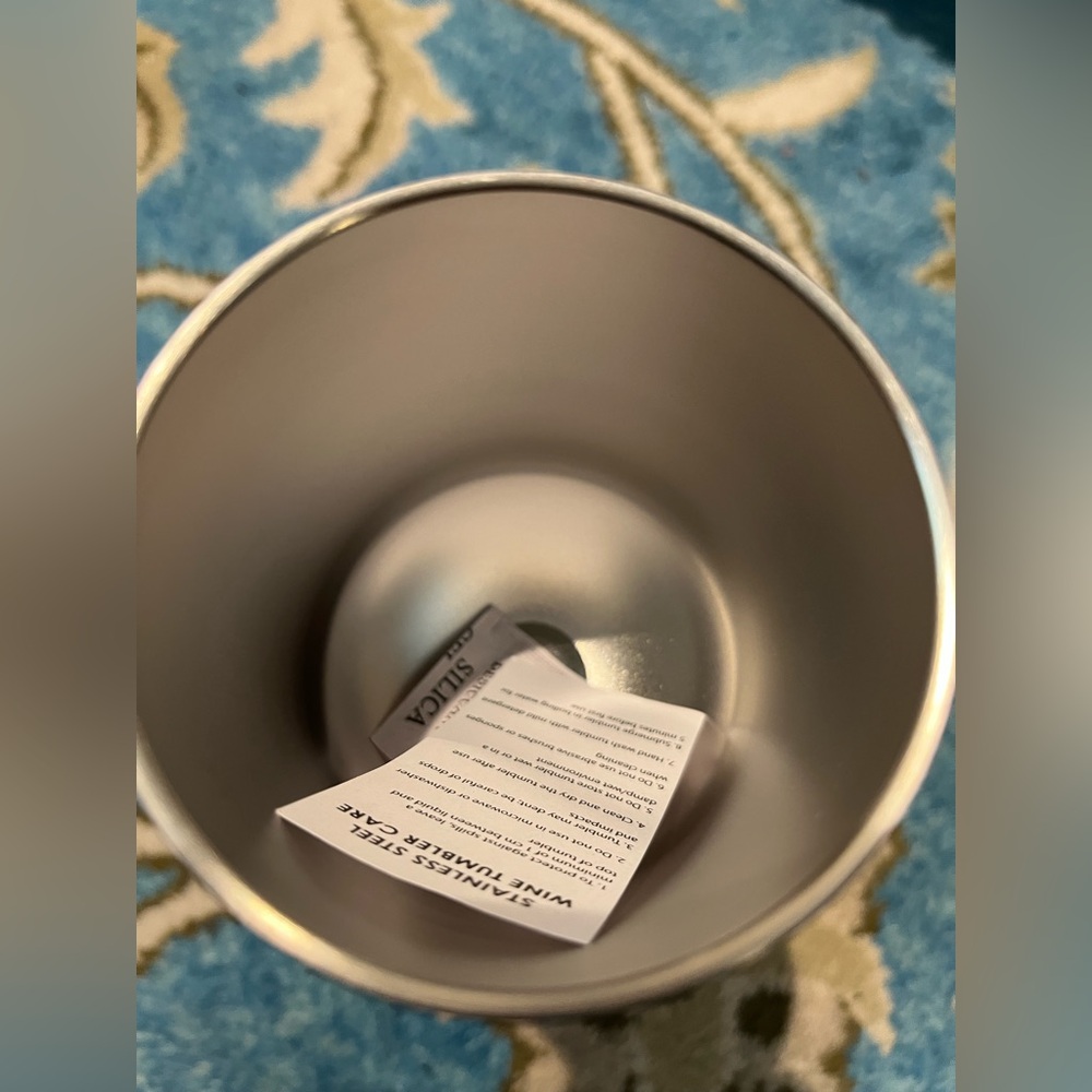 Vera Bradley Stainless Steel Wine Tumbler, Hanging Around Sloth, NIB, Purple - Picture 7 of 8